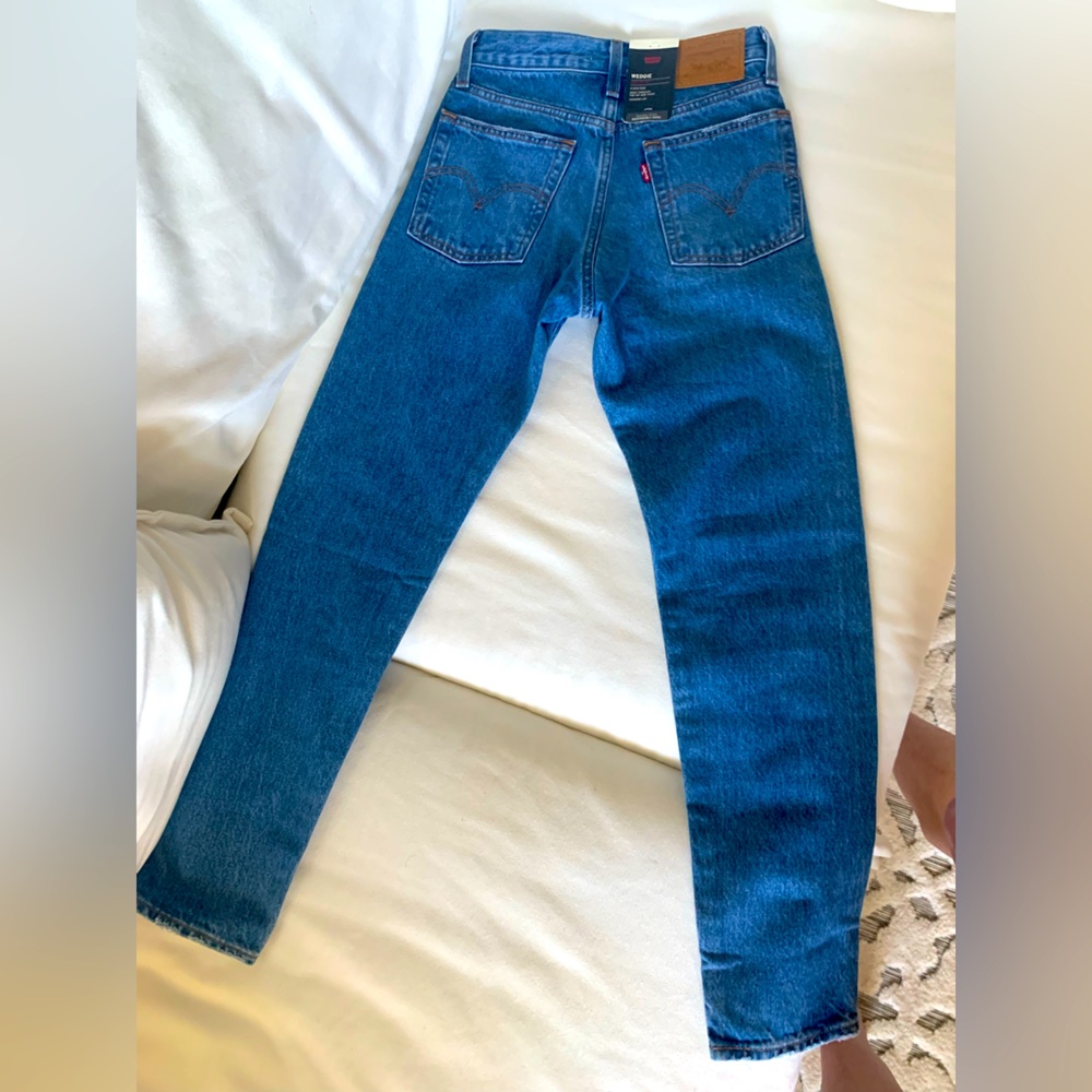 Levi’s wedge Jeans.